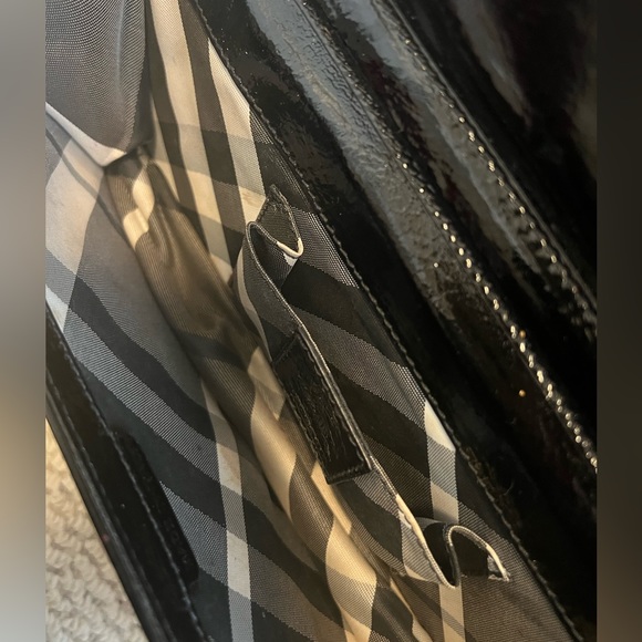 Burberry black patent clutch leather Wristlet bag/clutch - Picture 10 of 16